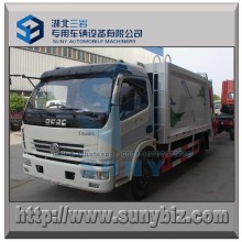 4X2 Dongfeng Мусоровоз 7 Cbm Мусороуборочный отвал