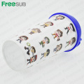 FreeSub 3D Sublimation Plastic Straight Blank Mug