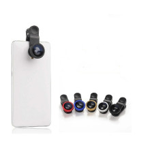 3-en-1 Clip-on Cell Phone Camera Lens