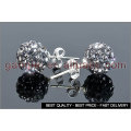 shamballa beads stud earring