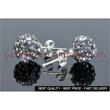 Shamballa perles Boucles d'oreilles