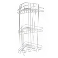 Free standing bathroom shower corner rack