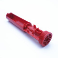 Componentes de plástico rojo ABS