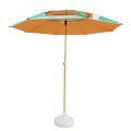 Adjustable tilt mechanism outdoor fishing umbrella