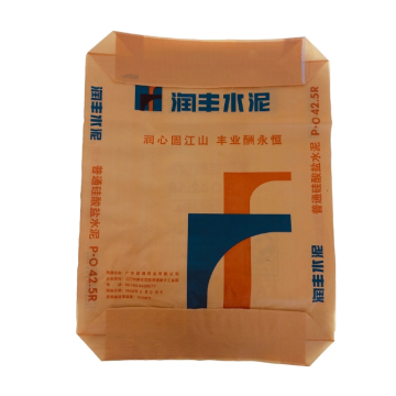 Plastic woven bag for cement packaging