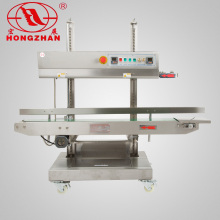 Hongzhan CBS1100V selladora de banda continua para sellado Vertical bolsa grande