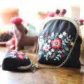 Ribbon Embroidery Flowers Bags Purse Handbag Gifts