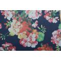 Flower Print Pu Leather