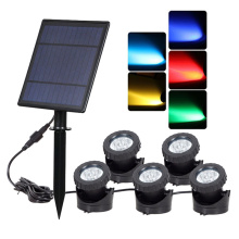 6LED Solar Unterwasserlicht