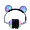 Cartoon Panda OhrhörerGlühende kabelgebundene Kopfhörer