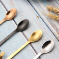 Gold-plated stainless steel coffee spoon bear spoon