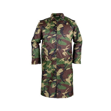 Yj-6025 Camouflage Long Rain Mac Coats Boys Raincoat