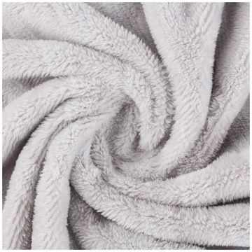 Factory Polyester Jacquard Cationic Flannel Fleece Fabric