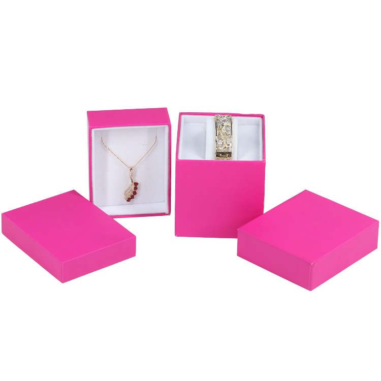 Rigid Cardboard Jewellery Paper Necklace Box Wholesale