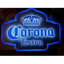 Corona 3D led light sign