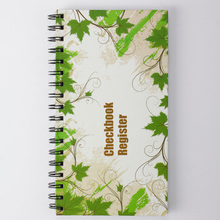 Farbig drucken Notebook mit Spirale