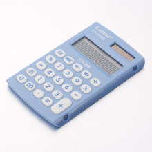 Calculadora de plástica azul clara