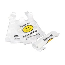 Smile Face Merci Impression Sac en plastique