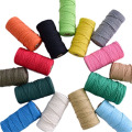 Twist 4mm colored cotton rope DIY decoration rope