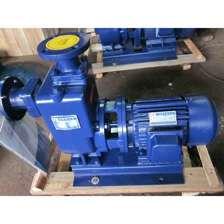 ZWL type direct-coupled self-priming non-blocking sewage pump 3