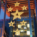 led light outdoor Star christmas decorations light