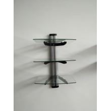 DVD 3 Layer Glass Support / Silber Tube mit Klarglas