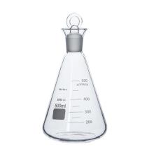 Erlenmeger Flask avec une parole de verre au sol de 50 ml