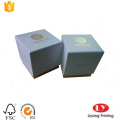 Candle packaging paper box with lid