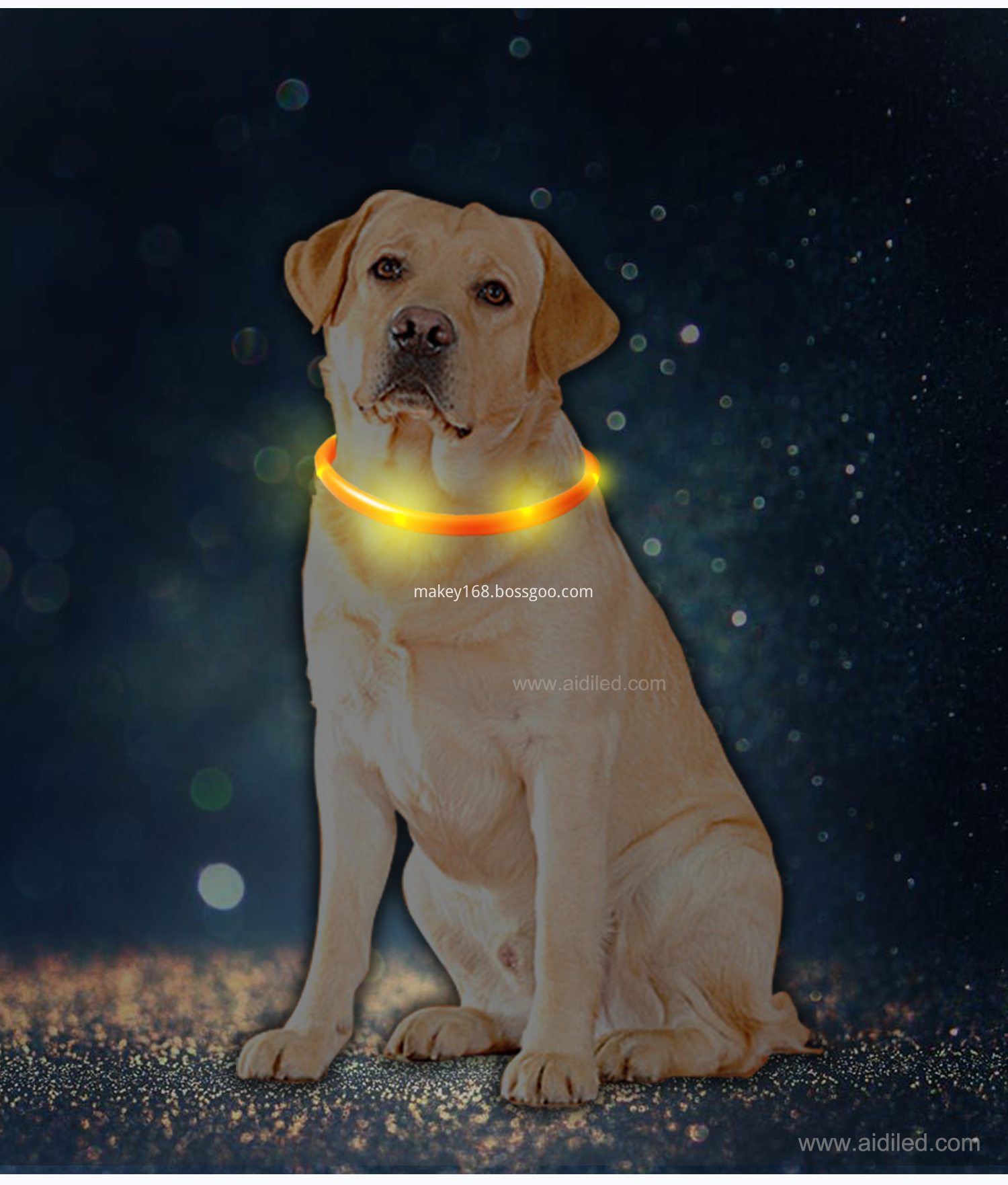 Silicone Led Tube Dog Collar