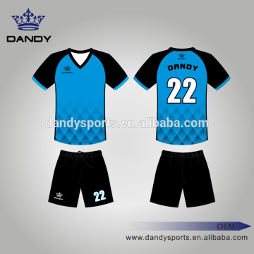 Camisetas de fútbol de tela de malla personalizada