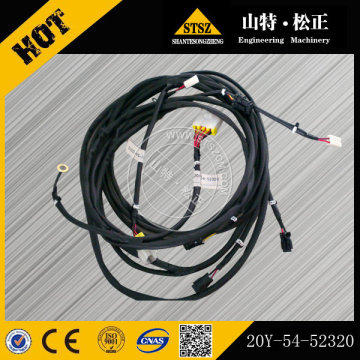 Excavadora piezas PC400-7 arnés de cables 20Y-54-52320