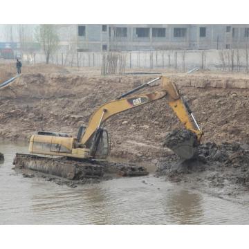 10t Crawler Digger Machine Amphibious Excavator for Sale