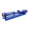 Single screw pump machine no block screw sewage pump