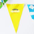 Custom double sided  football bunting