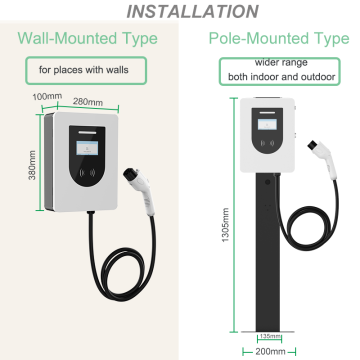 7kW Car Ac Charger EU Standard Wall mounted