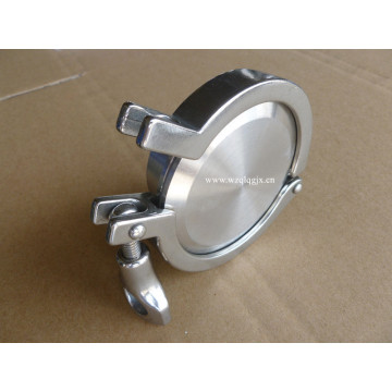 Sanitária aço inoxidável 304 Tri Clover Clamp com Ferrule