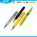 Laser Flashlight Ballpoint Pen Shape USB Flash Drive (TP021)