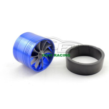 Universal Blue 63mm Turbo Fan Turbolader Supercharger für Einlasskits