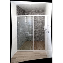 Sliding Door Tempered Glass Bathroom shower Enclosure