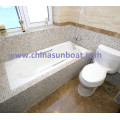 Bañera de hierro fundido Sunboat Bañera individual Bañera de esmalte profundizado embutido