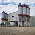 JS fixed HZS180 concrete batching plant view