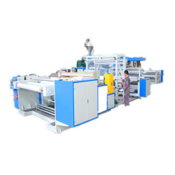 Flow casting transparent film production line