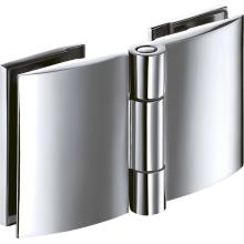 Brass material shower door hinge