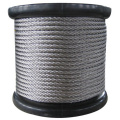 Corde en fil inoxydable en revêtement en PVC 316 1x19 3-5 mm