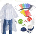 Promo gifts disposable rain poncho in plastic ball