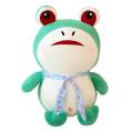 Doll frog suit green cute frog plush toy
