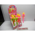 Flash Plastic Lotus Blume Shantou Spielzeug mit Süßigkeiten