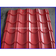 Hoja de techo de acero corrugado con recubrimiento de color para el edificio