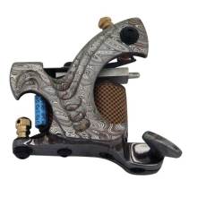 Damascus Steel Tattoo Machine Gun