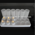 Set of Rechargeable LED Candles with Charger